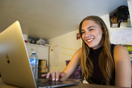 Emma Lapierre, service civique pour Gones Force 6